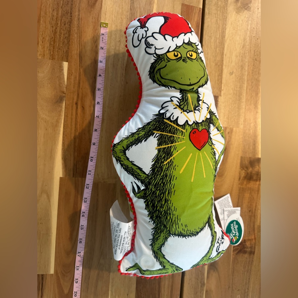 Dr. Seuss The Grinch Plush Pillow | NWT - Picture 2 of 6